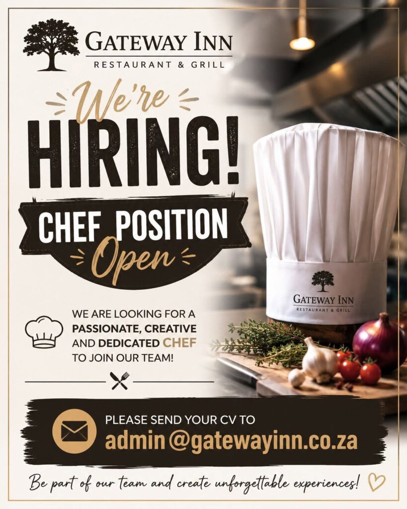The Gateway Inn Hiring Chef