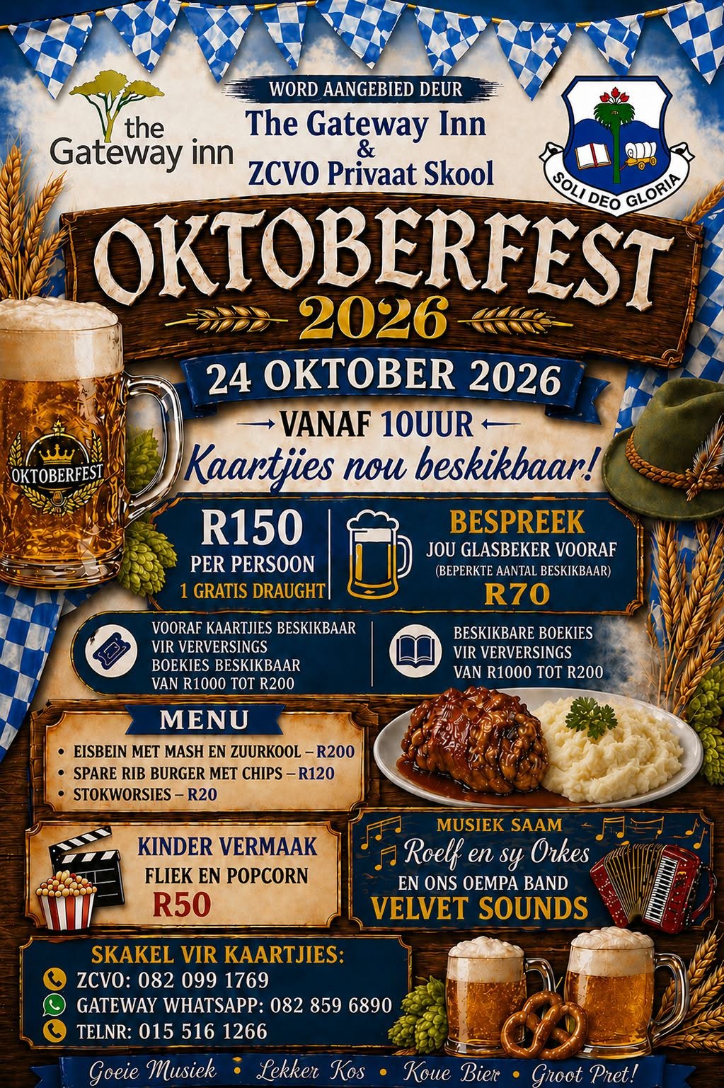 The Gateway Inn Octoberfest 24 October 2026